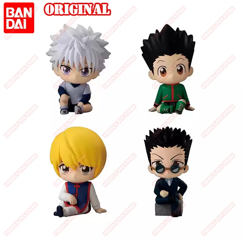 

BANDAI Original HUNTER×HUNTER Animation Comics Peripheral Toys Gasha Killua Kurapika Anime Action Model Figures Collection