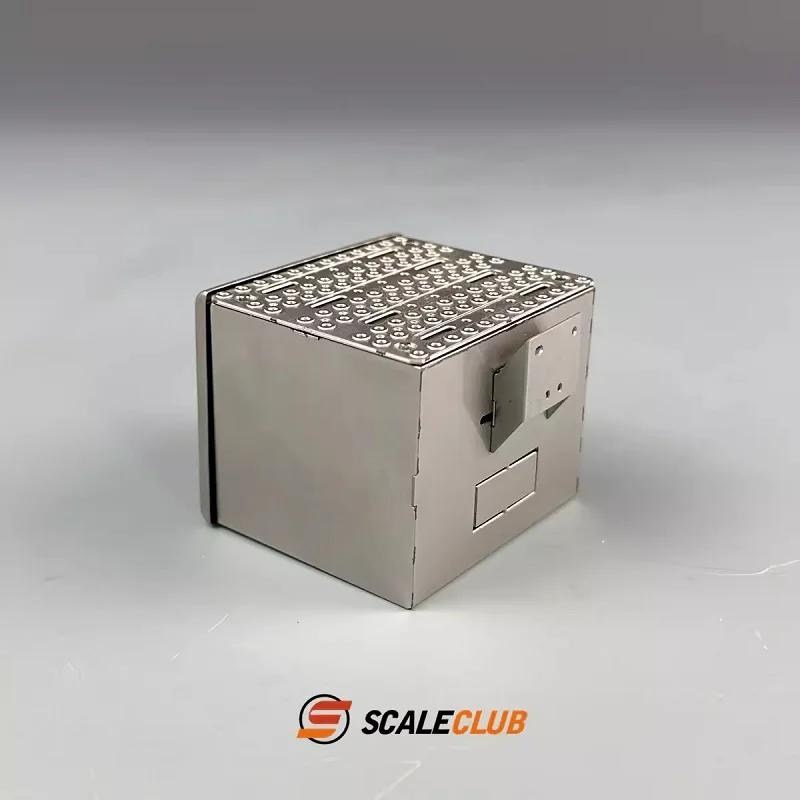 RC 1/14 Metall-Auspuffbox für Tamiya Hydraulikbagger, Lader, Muldenkipper für BENZ MAN VOLVO Anhänger Kipper DIY-Teile – Detail 4