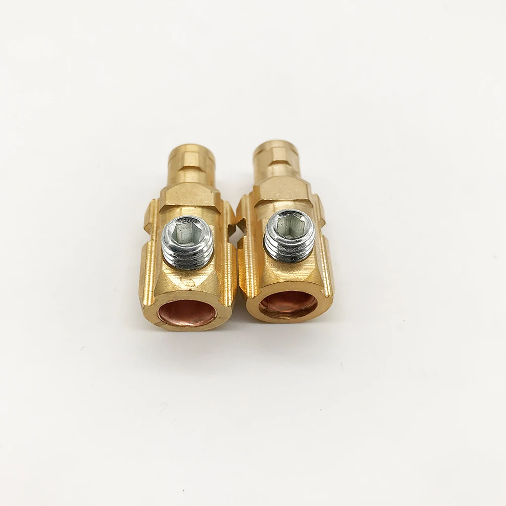 

2pcs 10-25 Cable Connector Connect Terminal For Welding Soldering Equipment Plug Soldering Quick Connector Electrical