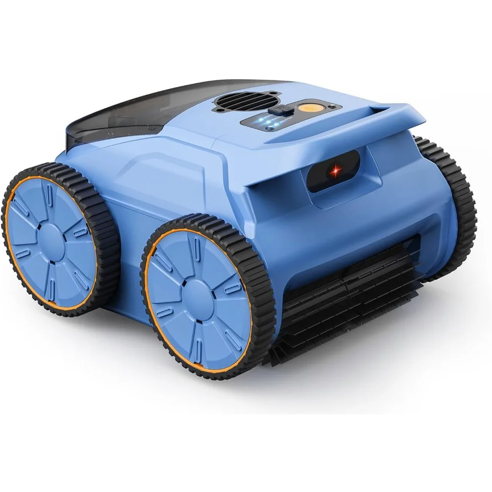 The underground swimming pool vacuum cleaner has a cleaning area of 2000 square feet and can last for 180 minutes