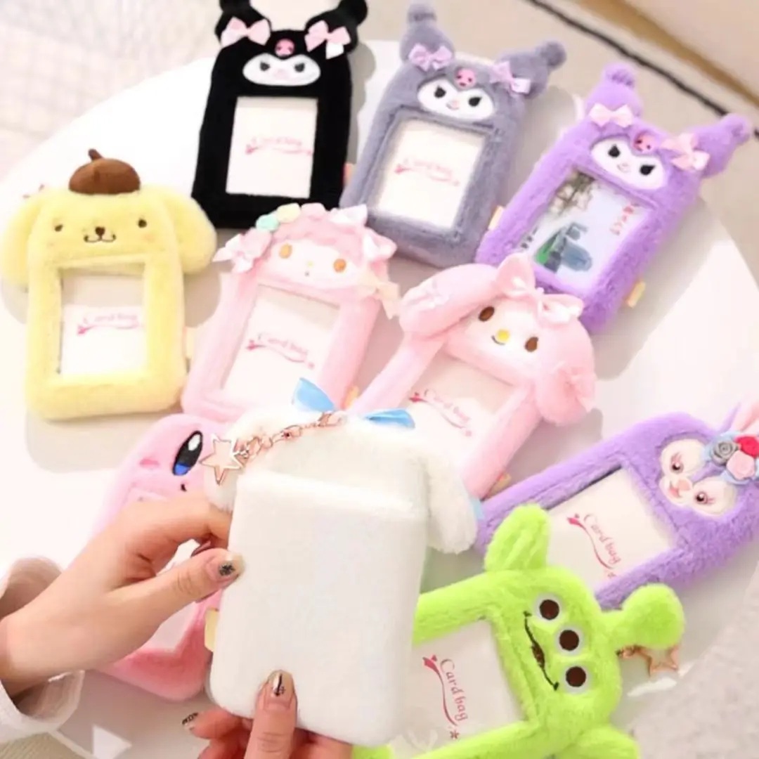 

Cartoon Women PP Work Card Holder Name ID Kawaii Card Cover Japanese style Kuromi My Melody Cinnamoroll Card Pouch