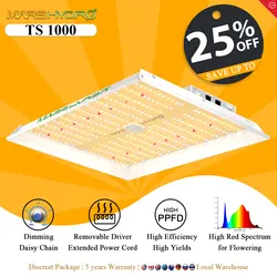 2024 Mars Hydro TS 1000 150W Led Grow Light Full Spectrum Quantum Board Phytolamp for Indoor Plants Hydroponics System