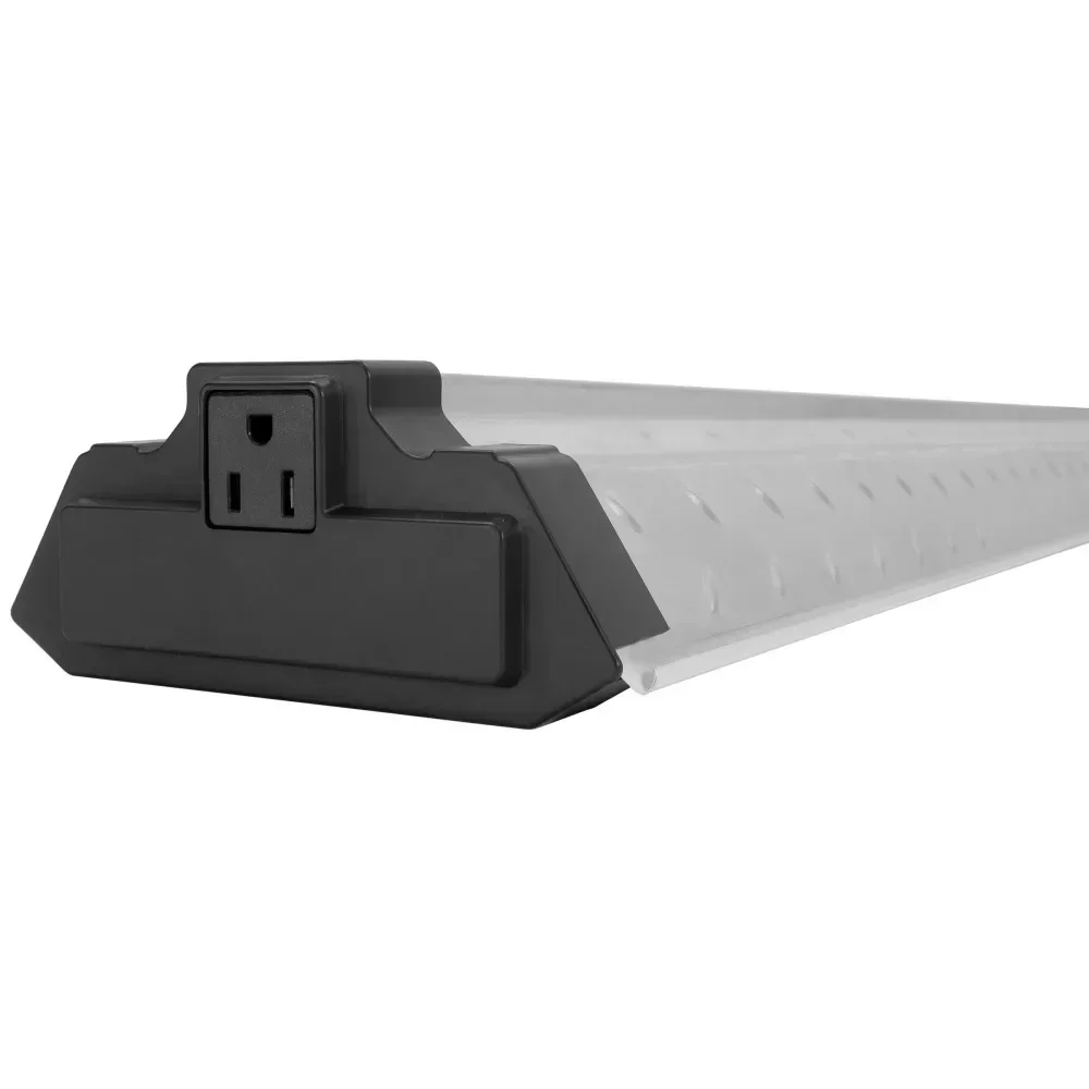 LED Shop Light com Movimento, Aço Tread Plate, 10.000 Lumen, 4ft