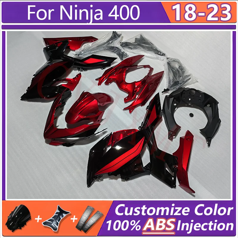 

ABS Injection Motorcycle Fairings for Ninja EX 400 2018 2019 2020 2021 2022 2023 Fairing Kit Ninja400 EX400 18-23 Bodyframe Case