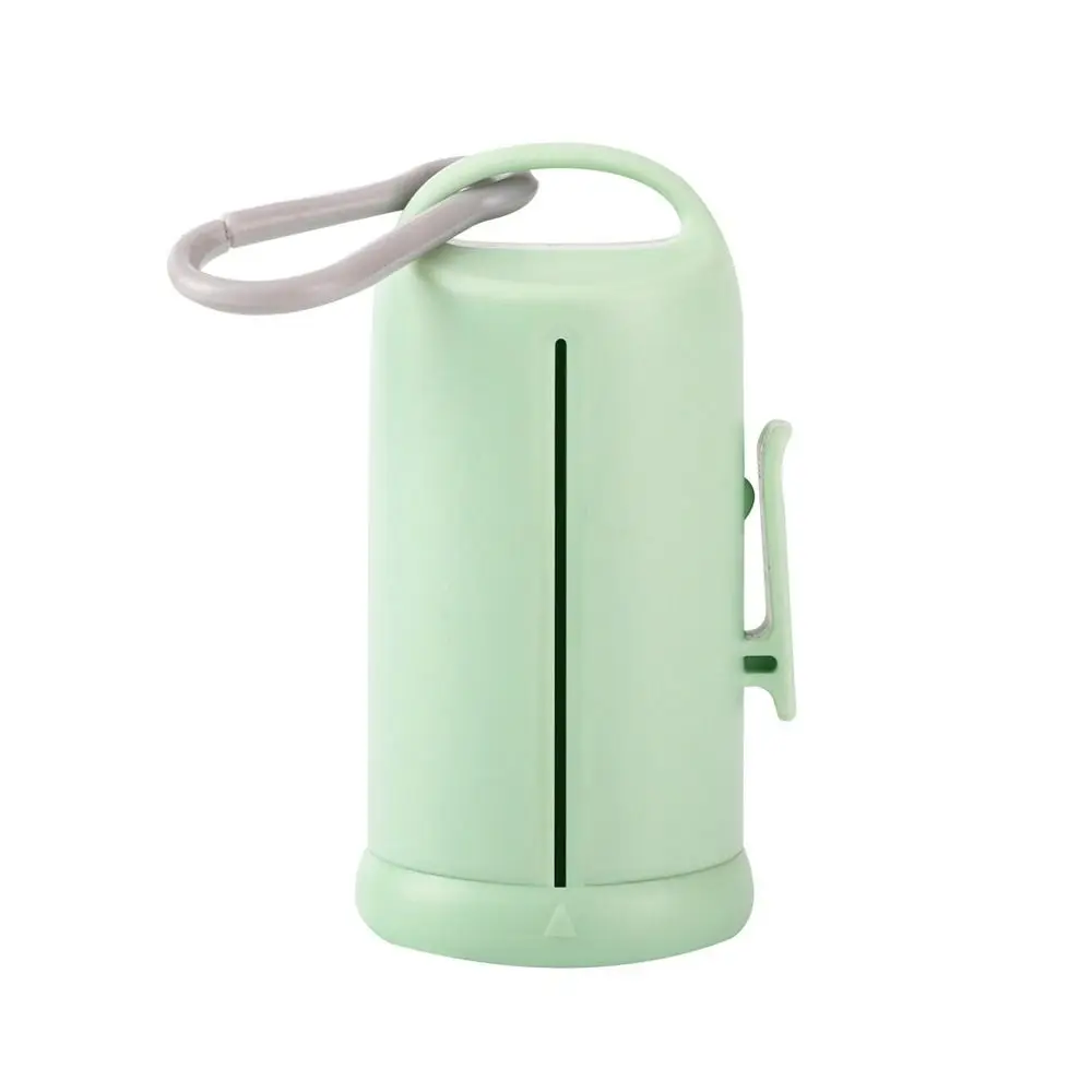 PP+PE 강아지 배변 봉투 디스펜서 (후크/클립 포함) 강아지 배변 봉투 홀더, 투명창, 휴대용 애완동물 배변 봉투 보관함