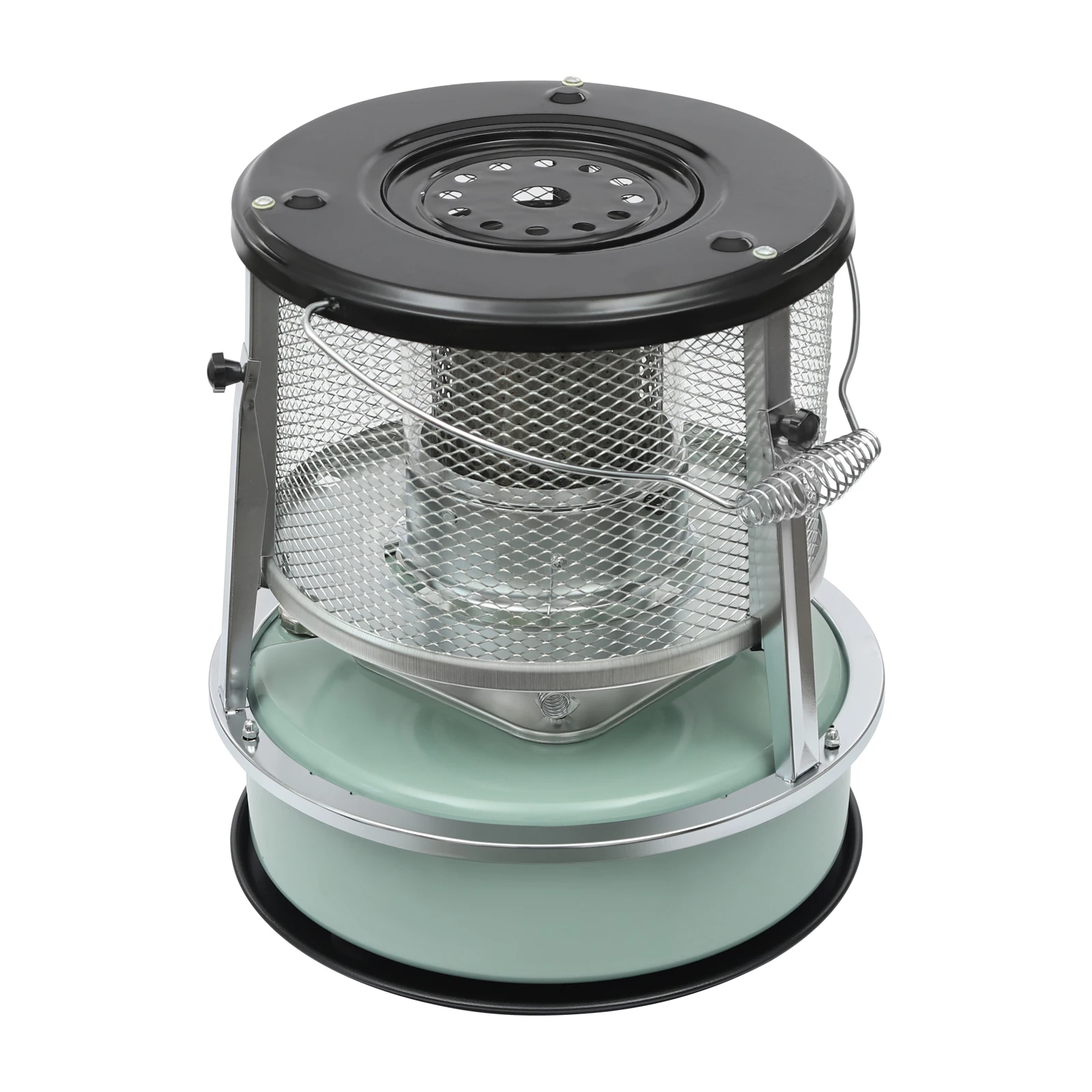 Tragbarer Kerosin-Heizstrahler 9000 BTU 2600W mit 1,22 Gallonen Tank & 15-17 Stunden Laufzeit, höhenverstellbarer Raumheizer für Innenräume, Garagen, Camping, Angeln, Notheizung im Freien
