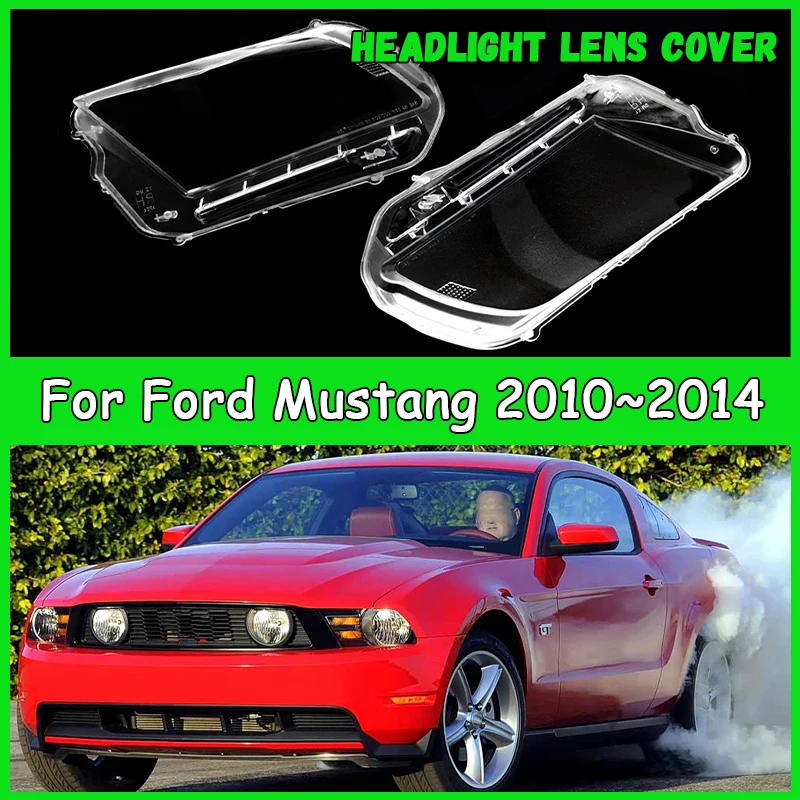 

For Ford Mustang 2010 2011 2012 2013 2014 Car headlight cover cap Headlamp Shade Head Lamp headlight lamp cover car accessories