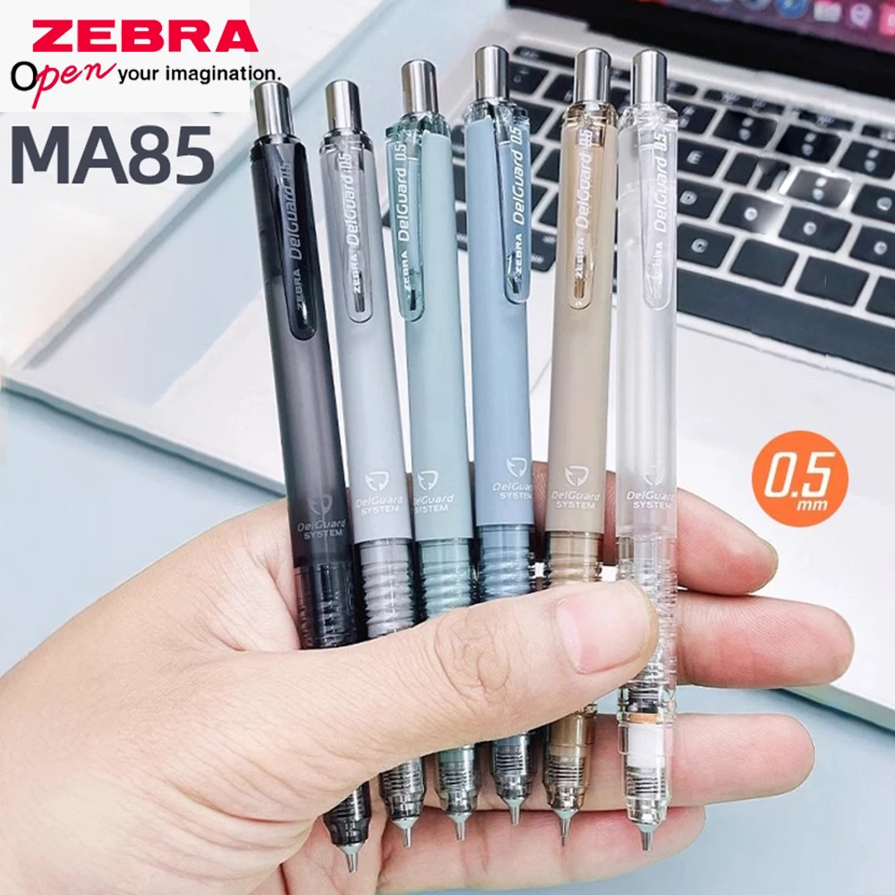 

1pcs Japan ZEBRA Mechanical Pencil MA85 Delguard Limited To 0.5mm Not Easily Broken Core for Writing Drawing Student Stationery