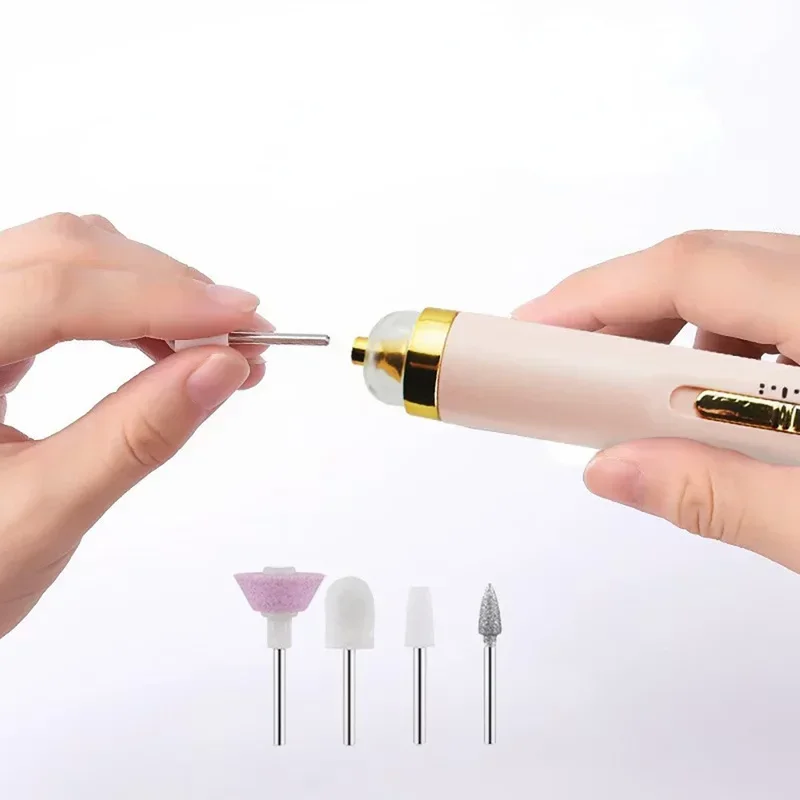 Electric Nail Drill Sander Nail Manicure Machine Mill For Manicure With Light Art Pen Tools For Gel Removing 24hShipping Fast