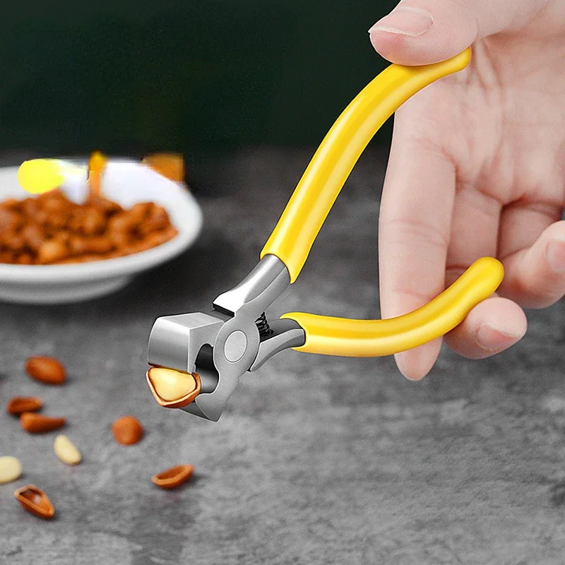 Pine Nut Sheller Melon Seed Pliers Stainless Steel Nibbling  s Lazy Artifact Pumpkin  Small   Shell Opener