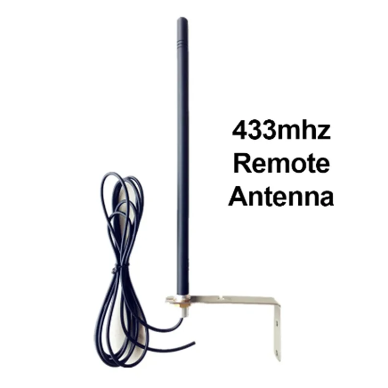 Antenne universelle 433Mhz pour portail, répéteur de signal radio de garage, antenne de commande de porte étanche extérieure 433.92Mhz