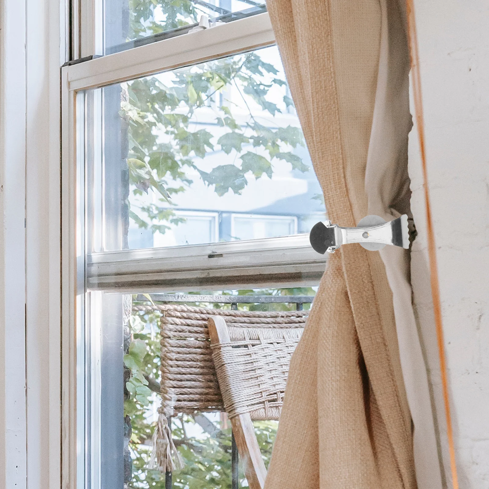 

10pcs Curtain Clips Metal Black Stainless Steel Wide Mouth For Thick Drapes Secure Grip Holdbacks Accessories Decorative