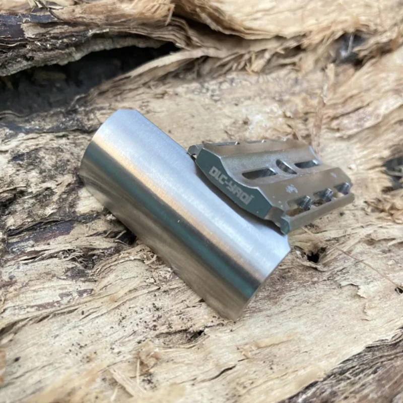 YAQI Telstar 316 رأس حلاقة آمن من الفولاذ المقاوم للصدأ بحافة مزدوجة، فجوة شفرة 1.15 مم، أداة حلاقة دقيقة للرجال من درجة الحلاقة #4