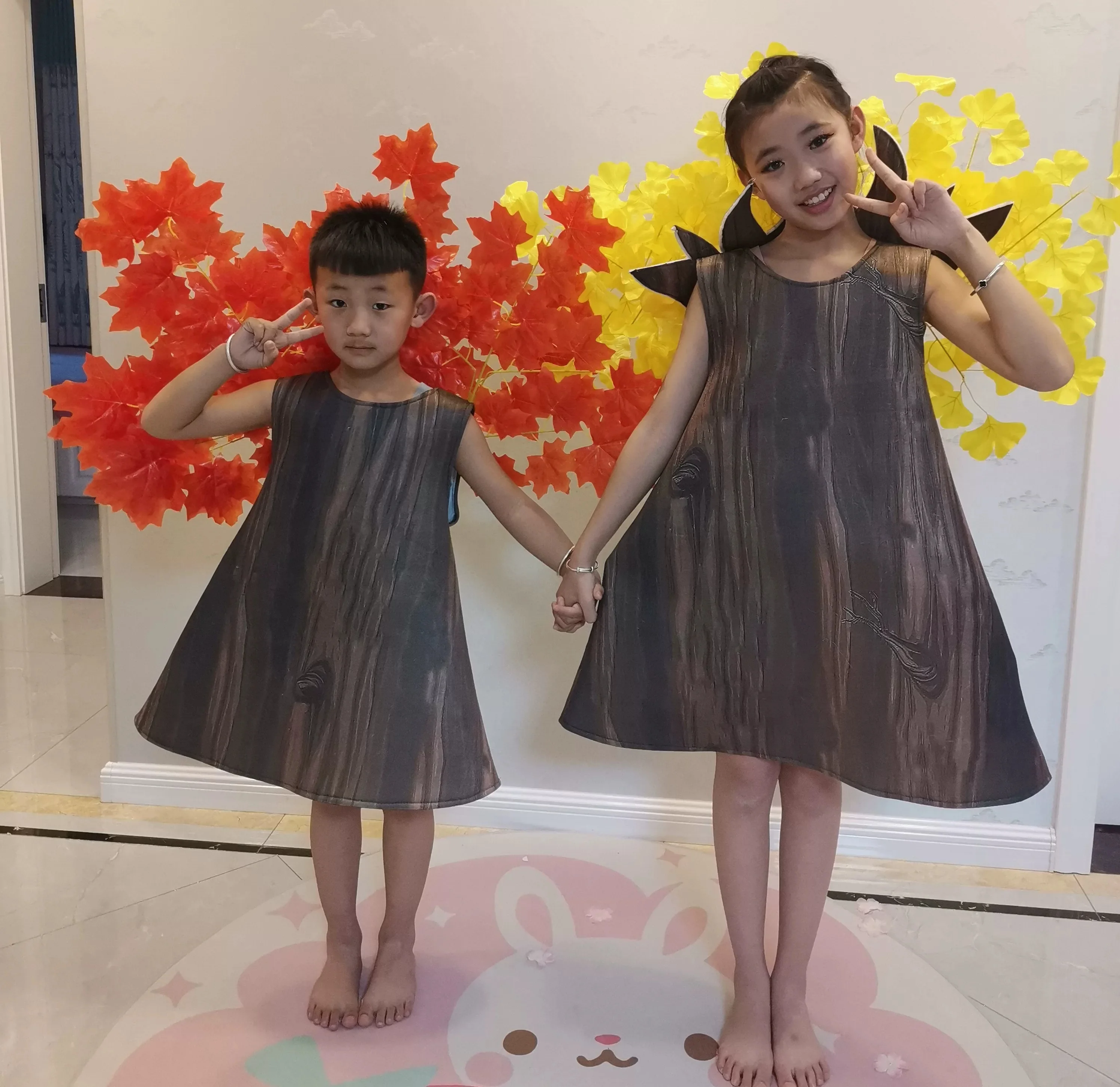 

Костюмы для танцевальных выступлений: Деревья, Травы, Зеленый Лес, Охотники, Растения. Для девочек, мальчиков, детей. Сценическая одежда для фестивалей и праздников.