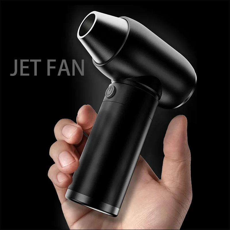 2025 Turbo Jet Violent Fan Aluminium Alloy Super Wind Power Portable Mini Handheld Car Dust Blowing Tool Christmas Gift