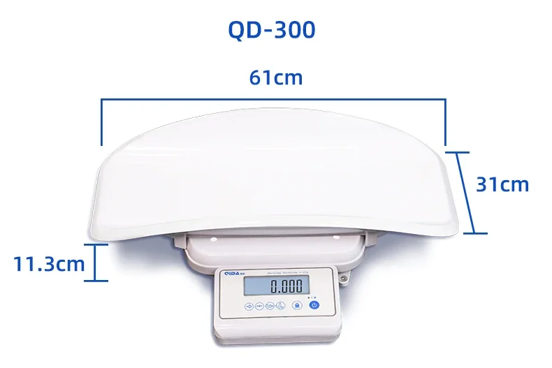 Household 20kg intelligent baby scale with height measuring rod