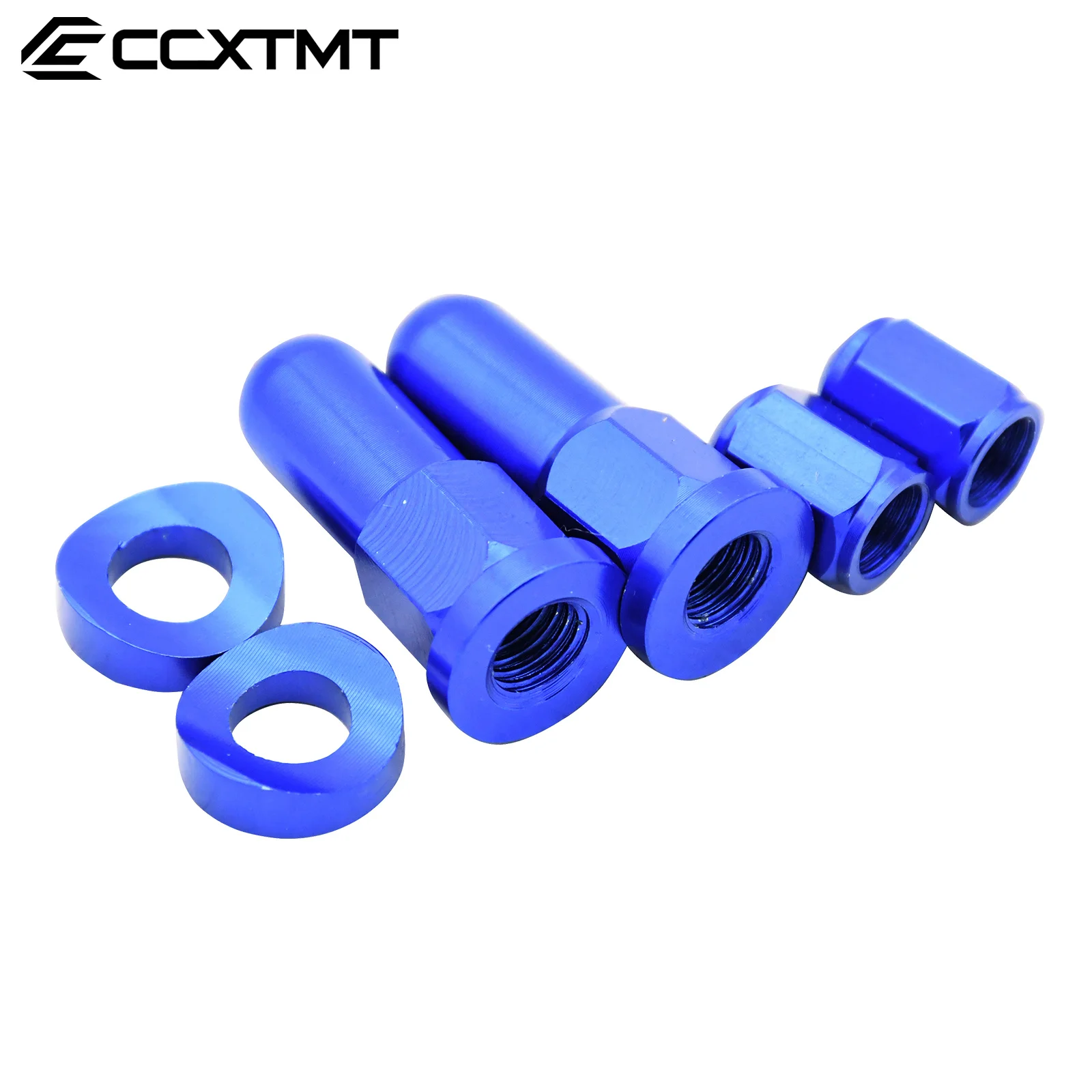 CNC Valve Cap Dirt Bike Rim Lock Nuts Bolts Spacer For KTM Honda Yamaha Kawasaki Husberg Husqvarna Suzuki Motorcycle Universal