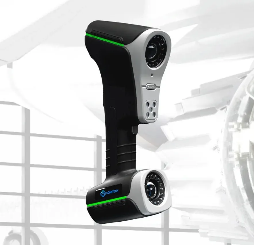 3d las ser scanner LiDAR Scanner infrared + blue las ser high scan speed for Metrology Measurement