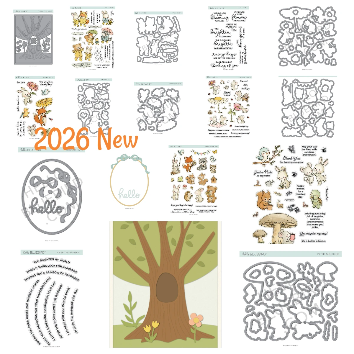 

2026 New April Showers Stamp Beautiful Metal Cutting Dies Scrapbook Make Paper Card Album Diy Craft Template Decoration Die