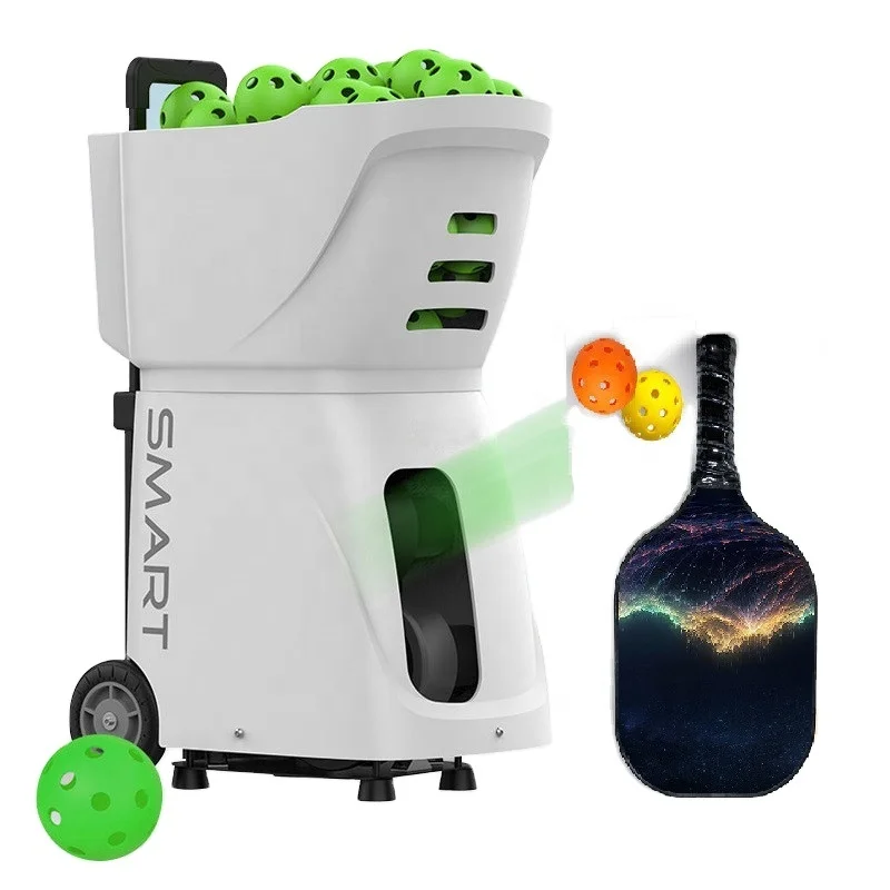 

Drop Shipping Smart Pickle Ball Feeding Machine Pickleball Throwing Machine For Practice Training With APP Remote Control