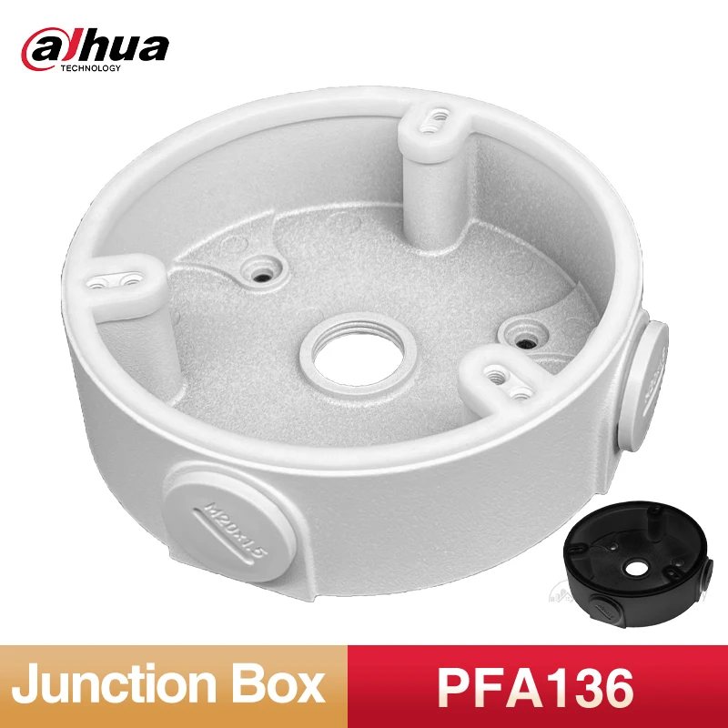 Dahua PFA136 Junction Box Aluminum Bracket CCTV Accessories Mount For Dahua Dome Camera HDBW2831E-S-S2 HDBW1430DE-SW HDBW2431E-S