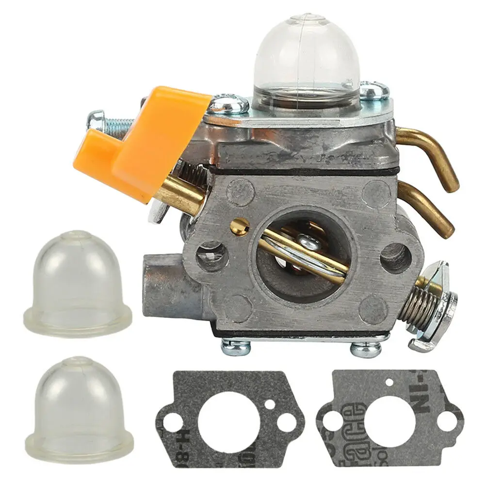 For Homelite Ryobi25cc 26cc 30cc Carburetor kit Blower Brushcutter Parts Assembly Gaskets for primer Bulbs 308054032