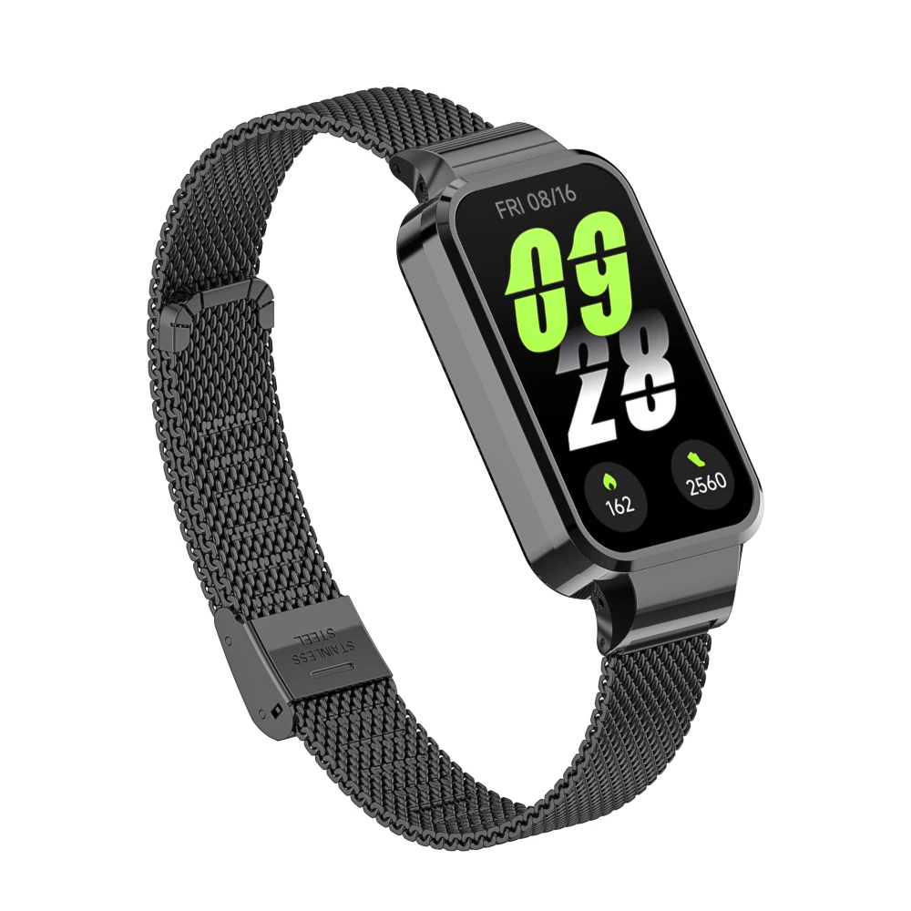 Gehäuse + Armband für Xiaomi Mi Band 9 Active Armband für Xiaomi Smart Band 9 Active Edelstahl-Metallarmband Mi Band 9 Active – Detail 13