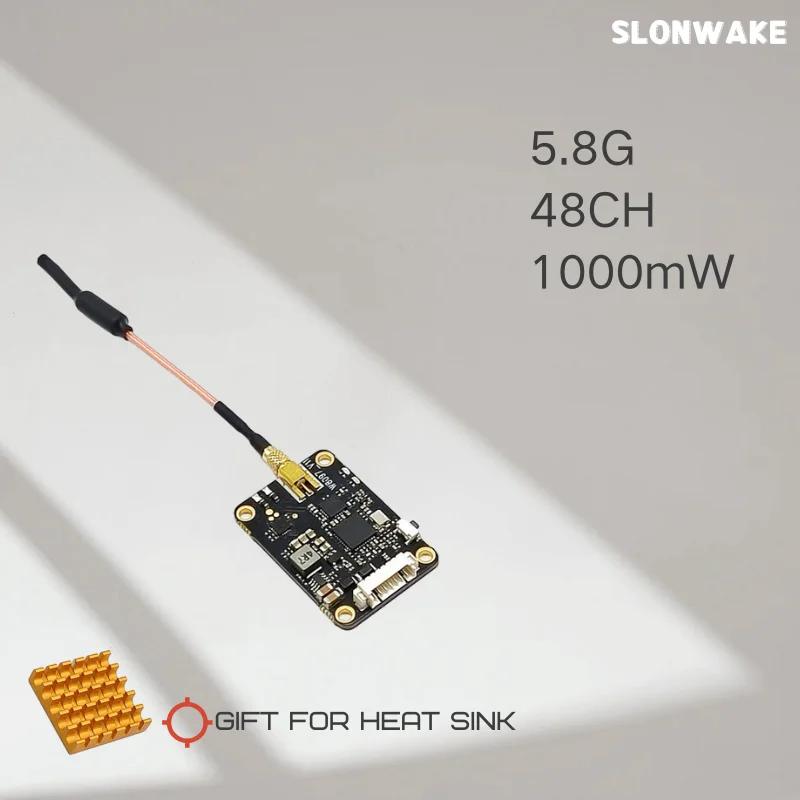

5.8G 48CH Long Range Transmitter VTX FPV 0mW/300mW/600mW/1000mW Switchable Transmitter Lancher Support Smart Audio 2-4S power
