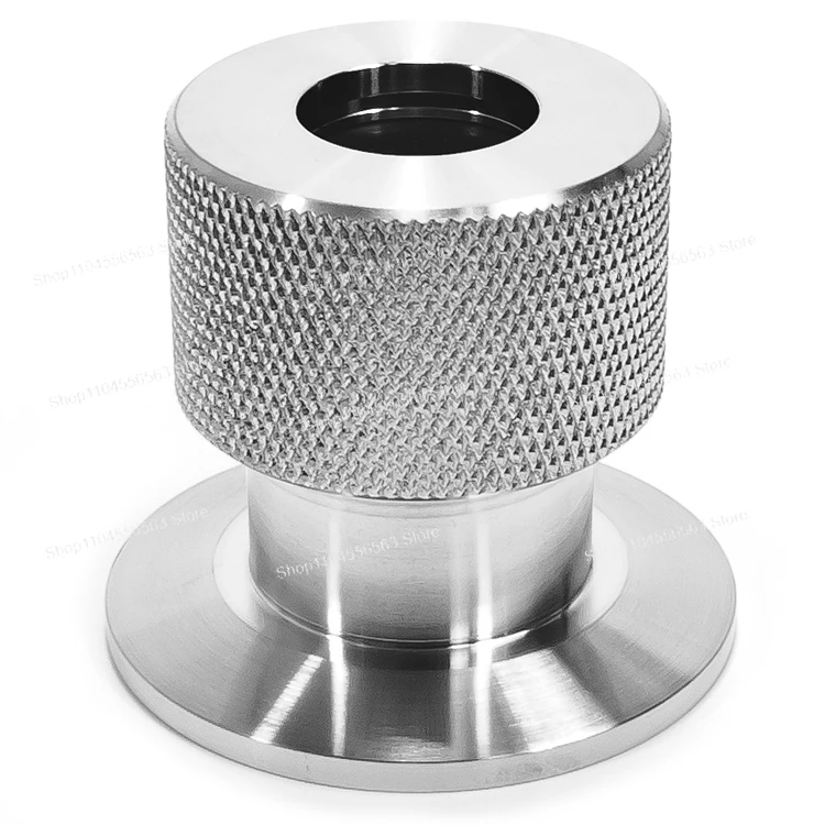 

"KF-40 to 3/4" I.D. Quick Coupling - ISO-KF Flange with Compression Port & Quartz Adapter"