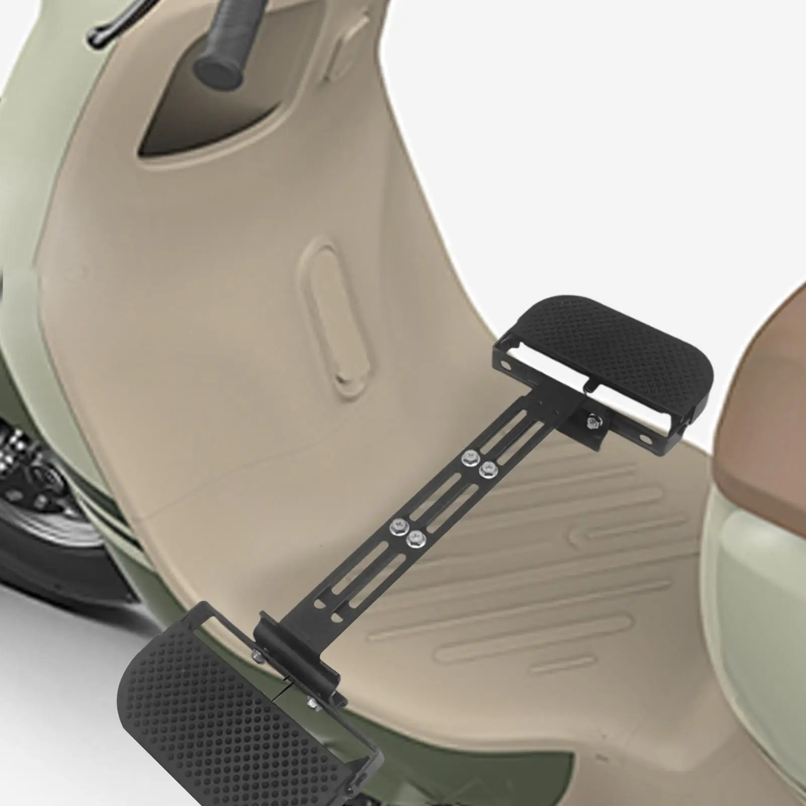 

Electric Bike Front Footrest Foldable Pedal Adjustable Sturdy Universal