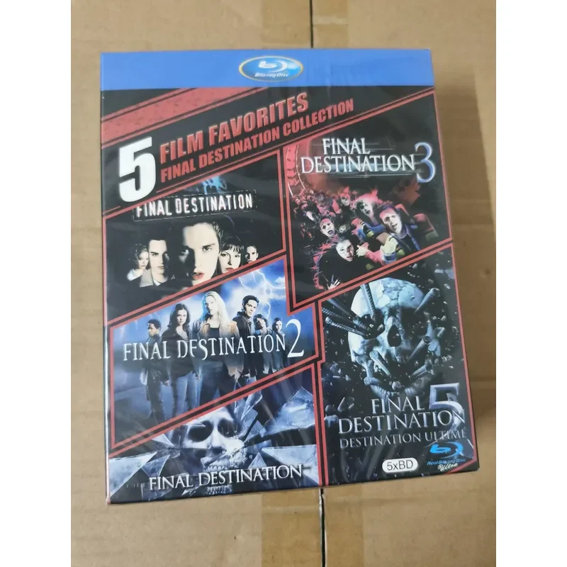 Horror Movie Death Is Coming 1-5 Collection BD Blu-ray High Definition 1080P Collector's Edition Box