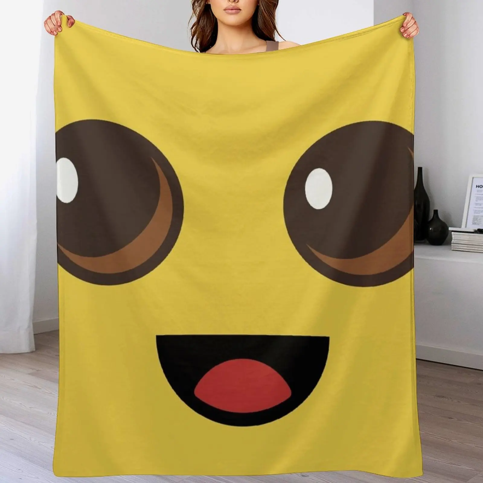 Peely Victory Royale Banana Throw Blanket Furry Quilt Blankets Sofas Of Decoration Blankets