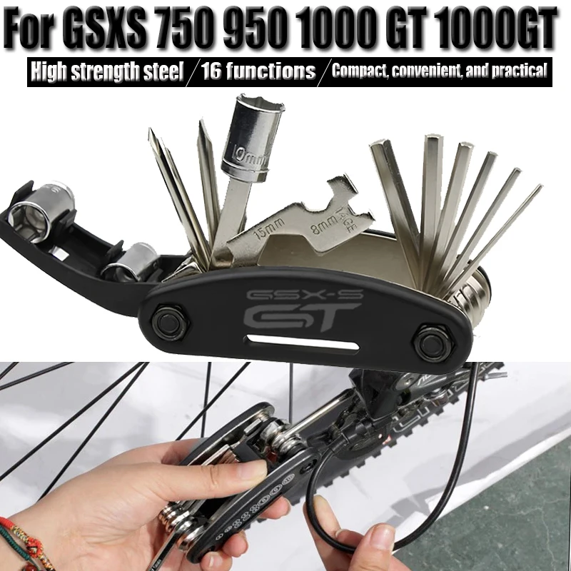 

For GSXS 750 950 1000 GT 1000GT GSX-S GSXS750 GSXS950 GSXS1000 SV650 GIXXER SF GLADIUS 16 in 1 Multi Repair Screwdriver Tools
