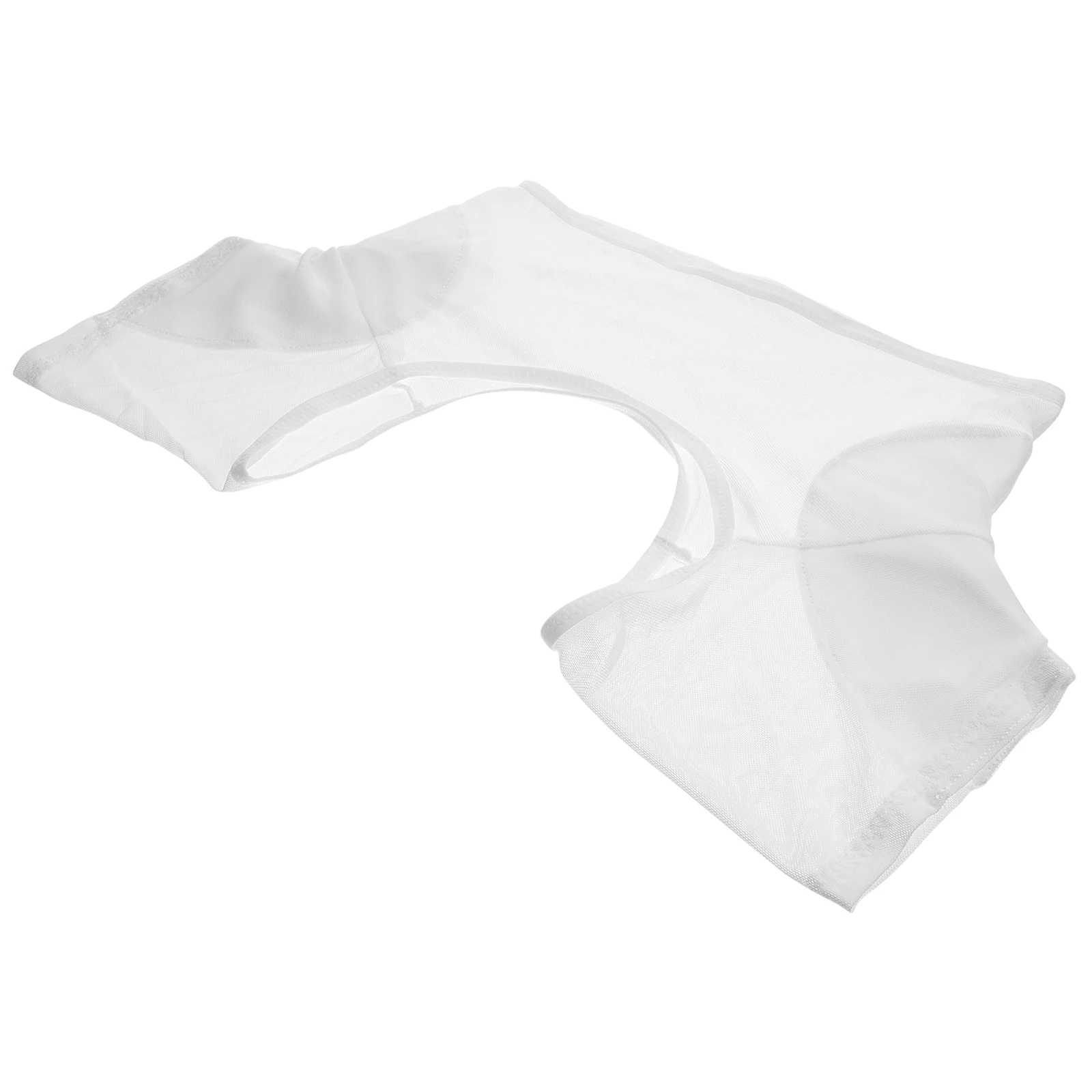 

Sweat-absorbing Underarm Vest Quick Dry Armpit Protector Shirts Breathable Gym Undershirts White Short Sleeve Washable Women