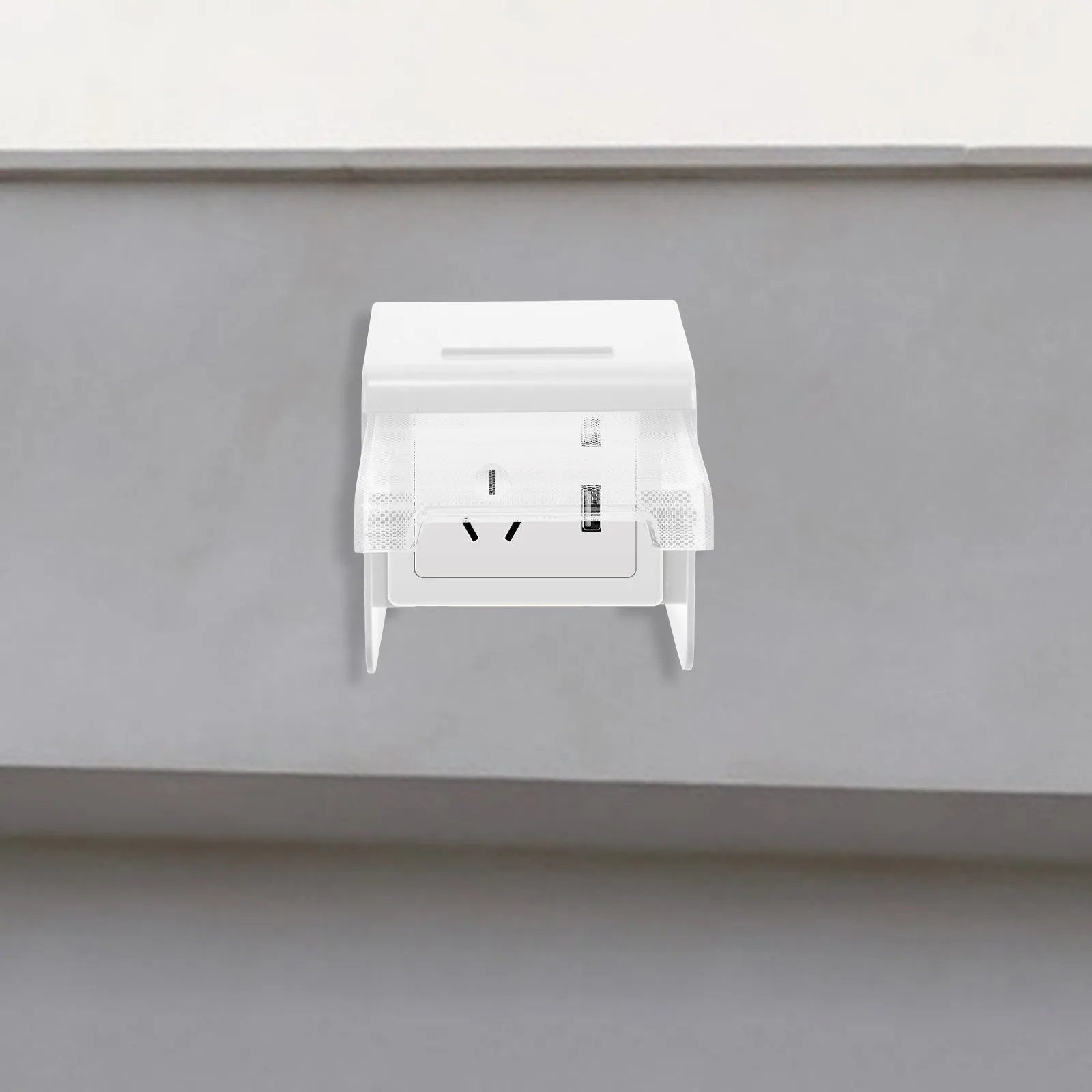 86 Type Smart Toilet Leakage Protection Waterproof Box Outdoor Socket Splashproof Cover Rainproof Charging Station Outlet