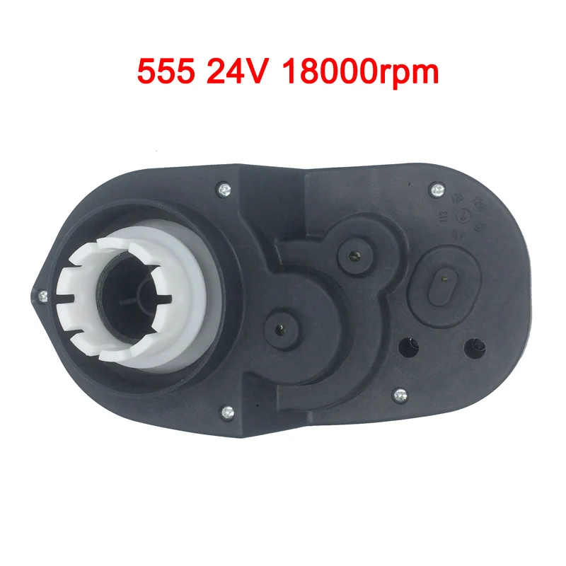 Moteur 12V 30000RPM Avec Boîte De Vitesses - 35W - Pour Voiture Enfant, Kart, VTT - Pièce De Rechange Haute Vitesse - 18,5 Cm