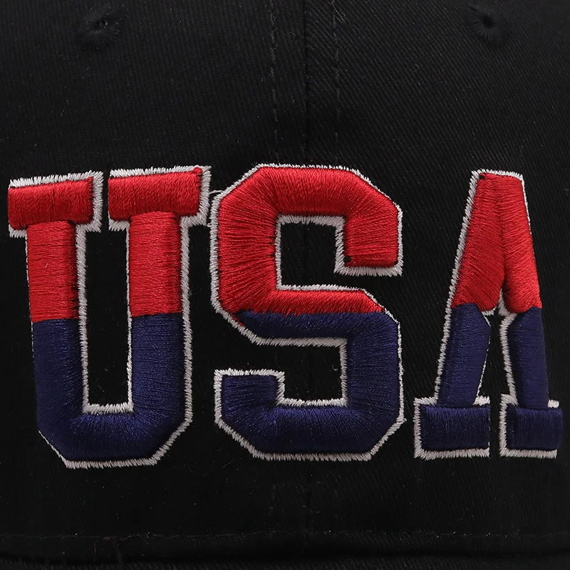 Nieuwe Merk Usa Vlag Baseball Cap Voor Mannen Vrouwen Katoen Snapback Hoed Unisex America Borduurwerk Hiphop Caps Gorras Pet