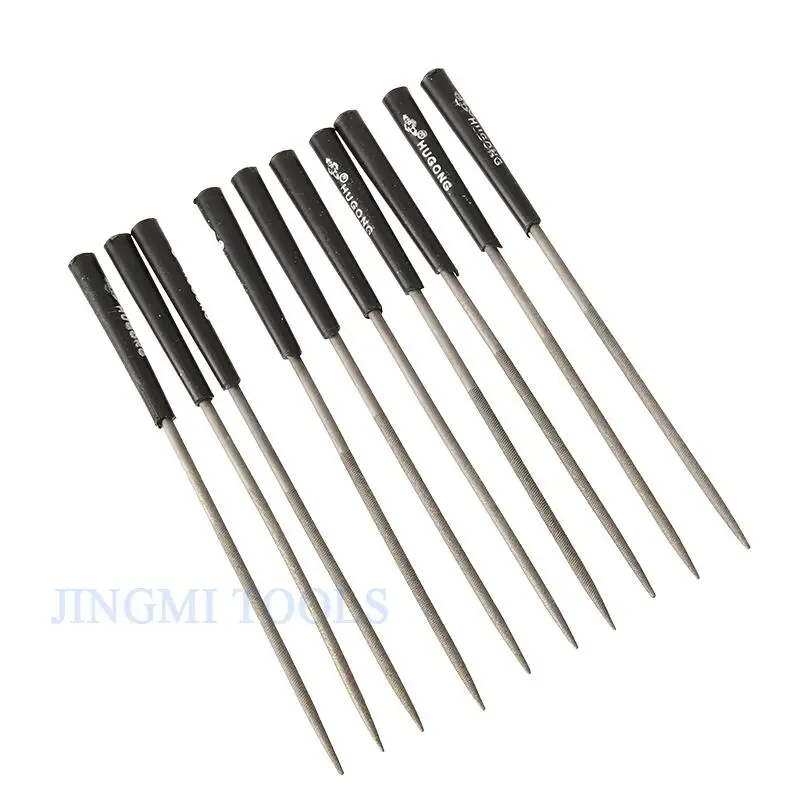 Picture 6: 10Pcs 3x140mm Needle File Set DIY Wood Rasp File Needle Jewelry Stone Polishing Carving Diamond File Handy Tools Ceramic Craft