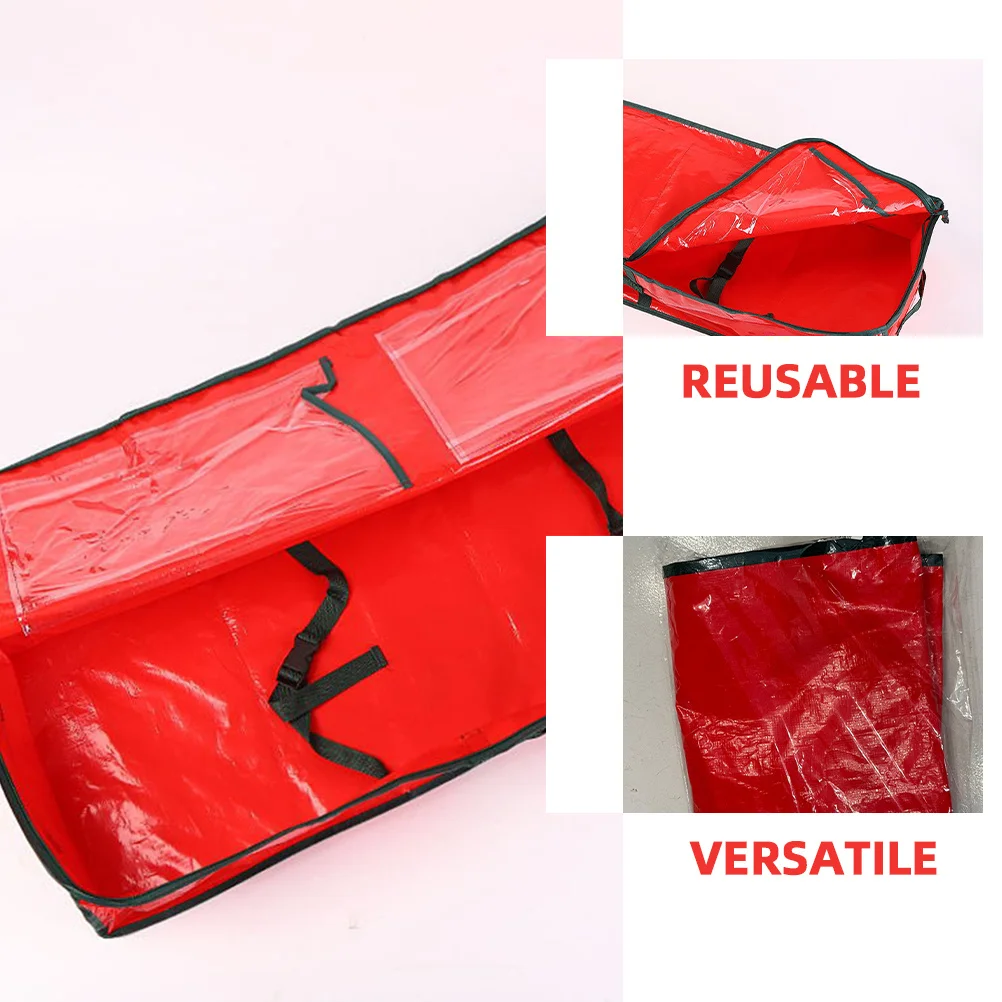 Christmas Tree Storage Bag Large Capacity Reusable Foldable Zippered Organizer For Holiday Home Camping Use Xmas Tree Pouch