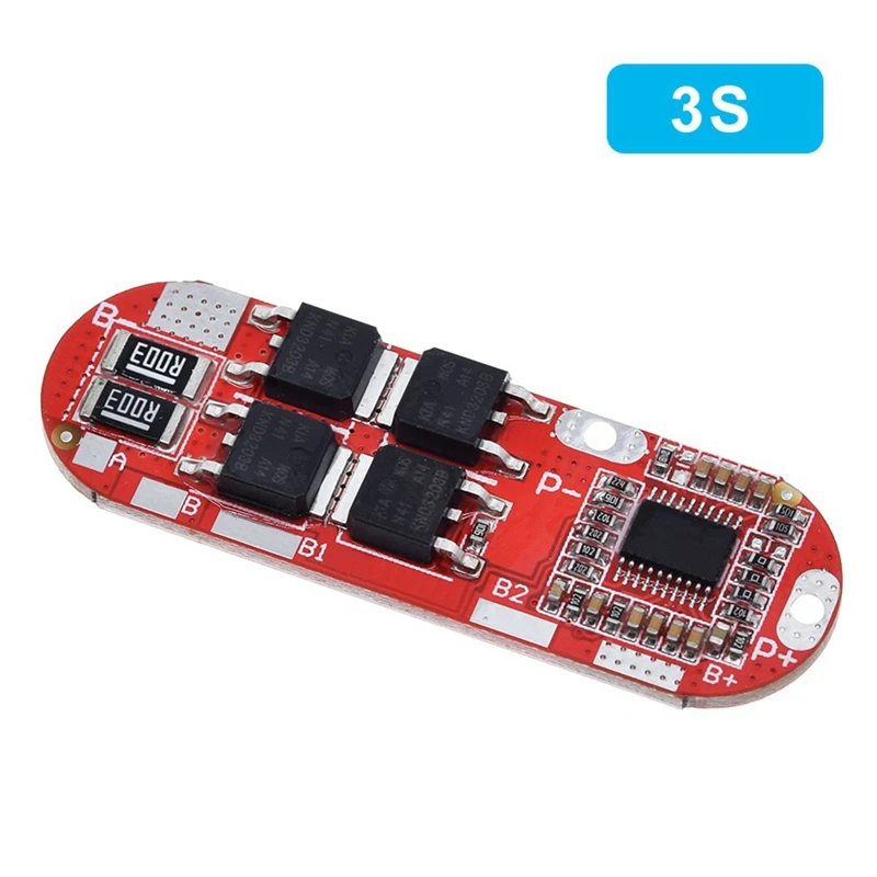ABVJ-3Pcs 18650 Li-Lítio Bateria Placa de Proteção 3S 25A 12.6V BMS Módulo de Carregamento PCM Polímero Lipo Cell