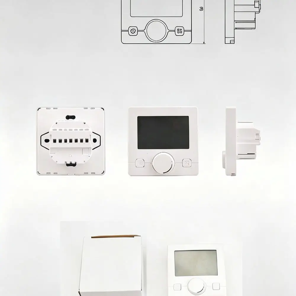 WiFi Digital Thermostat For For OADOBO Smart Floor Heating Controller Rotary Temperature App Remote Regulator Home Warmth