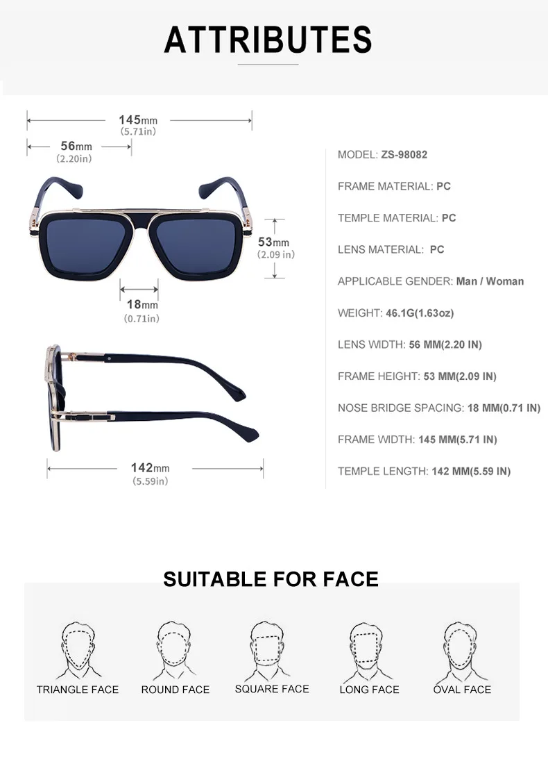 Modische Eckige Punk-Sonnenbrille für Herren 2026 Luxusmarke Vintage Retro Sonnenbrillen für Männer Steampunk Anti-Blaulicht-Brillen – Detail 13