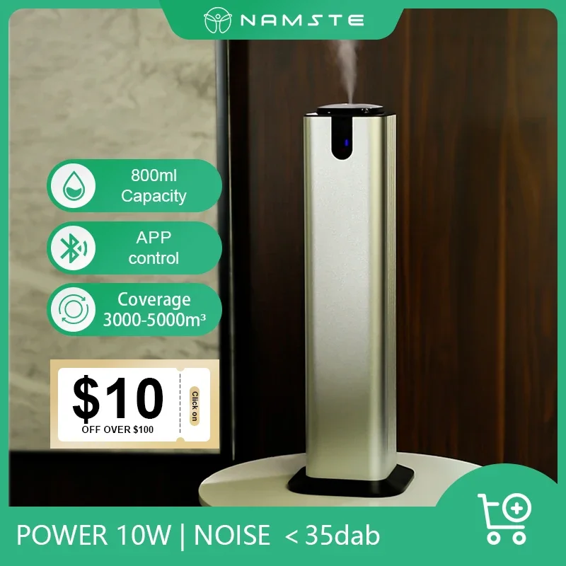 Namaste น้ํามันหอมระเหยกระจายกลิ่นหอม 5000m3 โรงแรมเชิงพาณิชย์ขนาดใหญ่ Aroma Diffuser เครื่องฟอกอากาศ APP สมาร์ทจับเวลาทํางาน