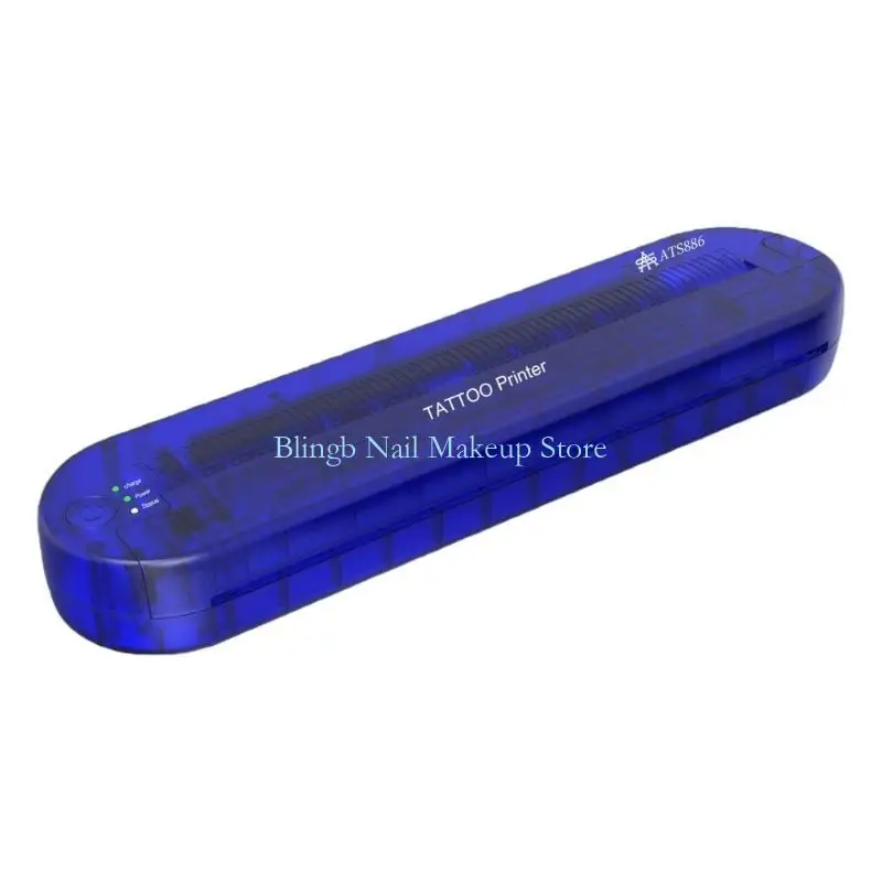 

28TA Transparent Tattooed Transfer Machine Tattooed Printer Rounded Edges and Built in Light Ensuring Precisions Placement