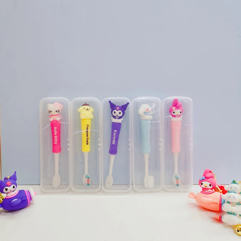 Sanrio Soft Bristle Toothbrush Lovers Girl Heart Student Cartoon Laurel Dog Melody Clean Toothbrush