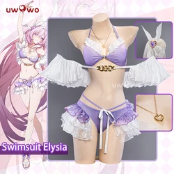 IN STOCK UWOWO Game Honkai Impact 3: Elysia Summer Swimsuit Cosplay Costumes