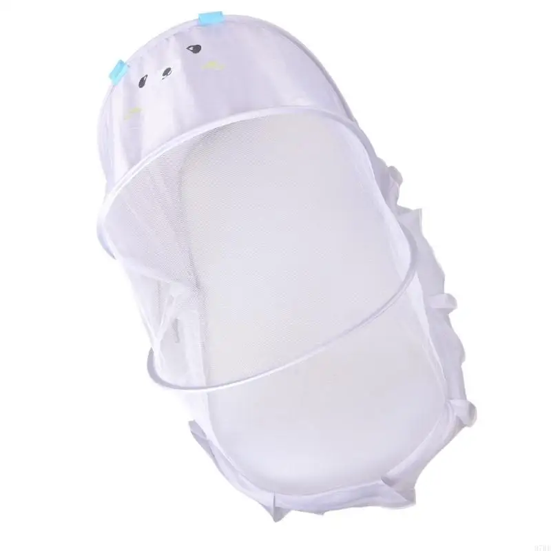 97BE Full Coverage Baby Crib Fly Net Protections Foldable Sun Blocking Design