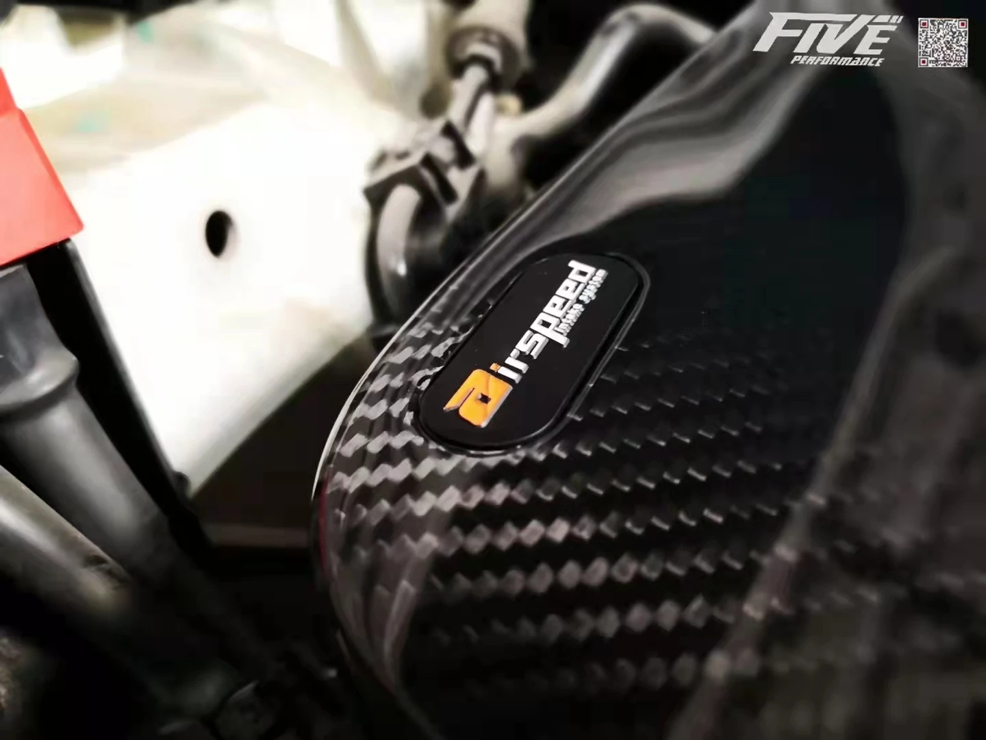 Airspeed Brand 3K Twill Carbon Weave in Glossy Finish 100% Dry Carbon Fiber Cold Air Intake System For AUDI A6,A7 C7 2.0T