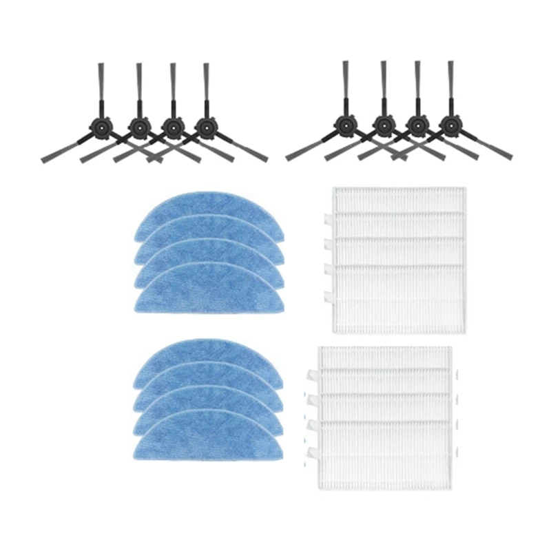 ل Ecovacs YEEDI Y1 Pro / Y1 Pro Plus ملحقات المكنسة الكهربائية فرشاة جانبية ممسحة مرشح استبدال أطقم