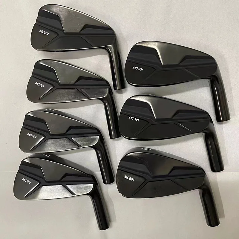 Golf Clubs Mens MC501 Iron Set MC 501 Golf Iron Black Heads 456789P 7pcs with Graphite/Steel Shaft